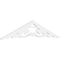 Ekena Millwork Pitch Preston Architectural Grade PVC Gable Pediment, 72"W x 15"H x 1"P (5/12) GPP072X015X100PRE - alternate 1